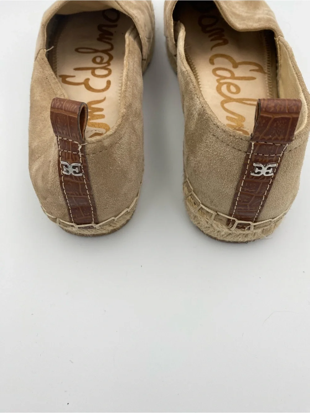 Sam Edelman Tan Suede Espadrille Slip-Ons